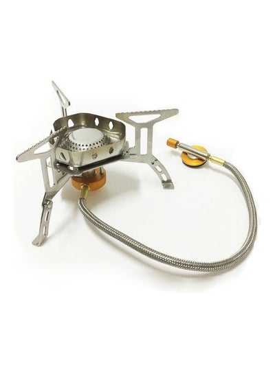 Buy Outdoor Portable Mini Stainless Steel Camping Stove 9x9x10cm in UAE