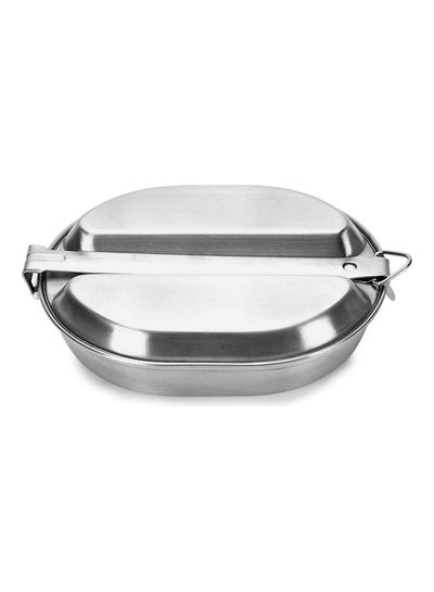 اشتري Stainless Steel Egg-Shaped Lunch Box 13 x 8 x 18سم في السعودية