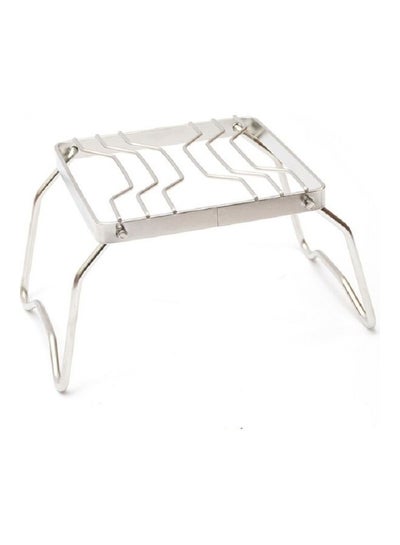 Buy Outdoor Portable Mini Stainless Steel Burner Bracket Barbecue 18 x 18 x 2cm in Saudi Arabia