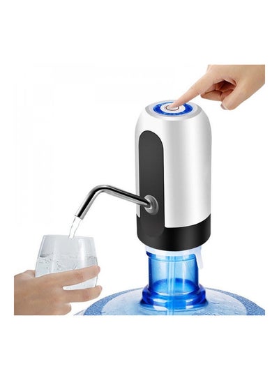 Buy Electric Water Pump Dispenser Black/White 7.4x13.3cm in UAE