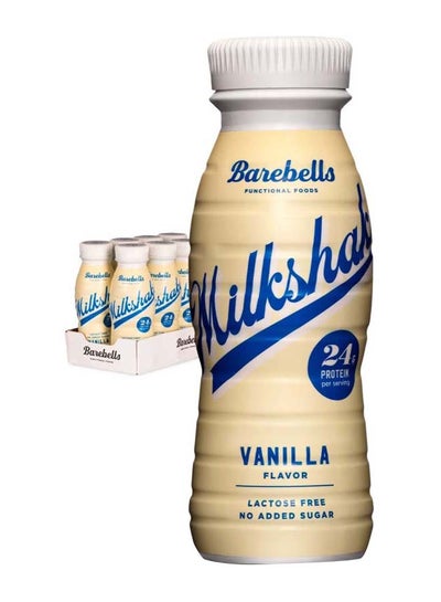 اشتري Protein Vanilla Milkshake box of 8 bottle x 330 ml في الامارات