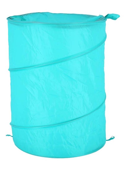 Buy Laundry Hamper With Zip Assorted colour 42(dia)x55cm in UAE