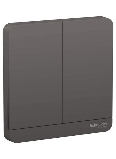 Buy Avatar On One Gang Two Way Switch Wall Plate Grey in UAE