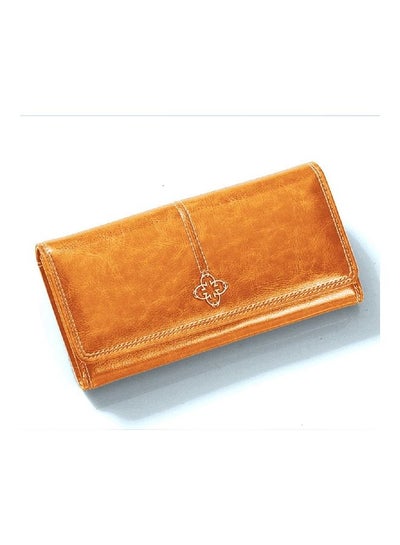 Buy Stylish Designed Wallet Orange in UAE