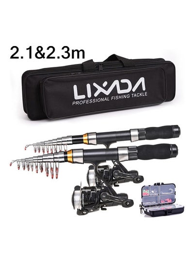 Reel Combo Telescopic Fishing Rod Complete Kit Spinning Reel Set Lure Line  Freshwater Saltwater Fishing Hooks And Carry Bag Fishing Equipment price in  UAE, Noon UAE