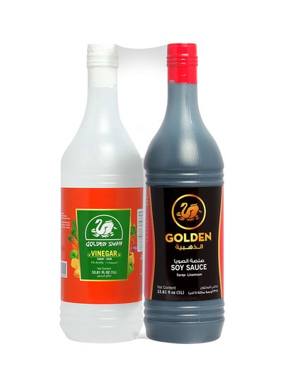 Buy Soy Sauce With Vinegar 1Liters Pack of 2 in UAE