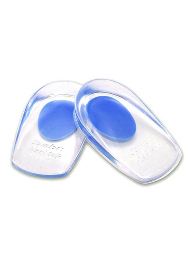 Buy 1 Pair Silicone Gel Heel Cups Pads Inserts Blue in Egypt