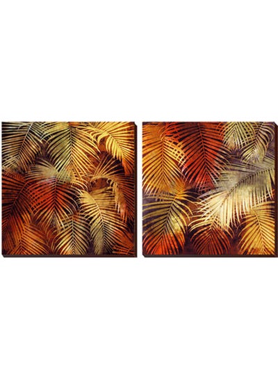 Buy Floral Wall Art Multicolour 15x15cm in Egypt