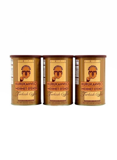 Buy Turkish Coffee Powder 250grams Pack of 3 in UAE