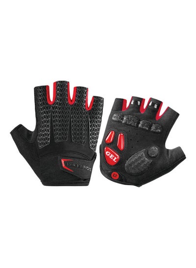 اشتري Cycling Half Finger Gloves with Gel Padded في الامارات