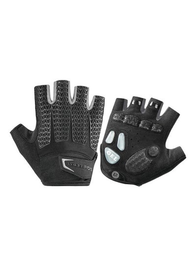 Buy Cycling Half Finger Gloves with Gel Padded in UAE