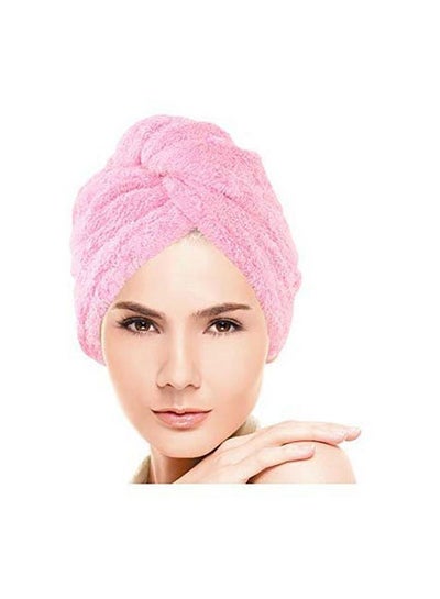 Buy Hair Drying Towel Wrap Pink in Egypt