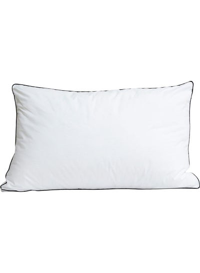 اشتري Siesta Down Alternative Microfiber Pillow Hypoallergenic Side And Back Sleeping Pillows For Neck And Shoulder Support microfiber White 50x75x4cm في الامارات