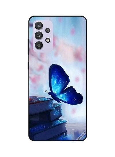 Buy Butterfly On Books Protective Case Cover For Samsung Galaxy A32 5G Multicolour in Saudi Arabia