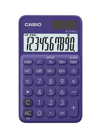 Buy SL-310UC-PL Portable Digital Calculator - Purple in Egypt