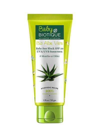 Buy Aloe Vera Baby Sun Block SPF 20 Sunscreen in UAE
