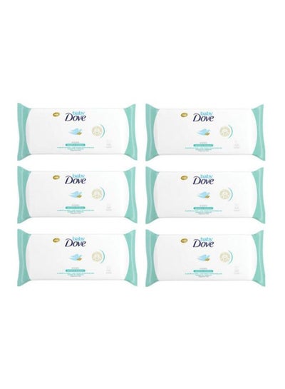 Buy Pack Of 6 Baby Sensitive Moisture Wipes in UAE