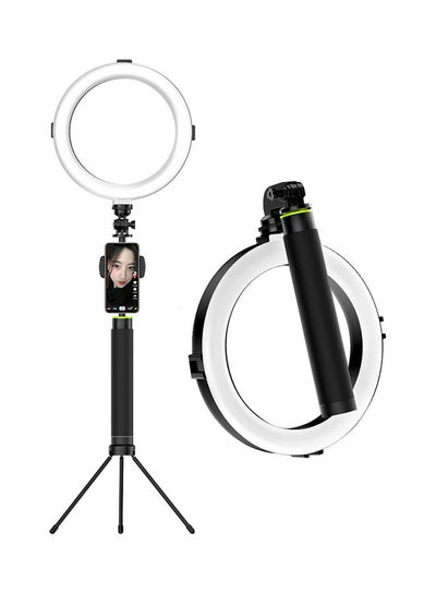 Buy 8-Inch Folding Dimmable Ring Light Multicolour in Egypt
