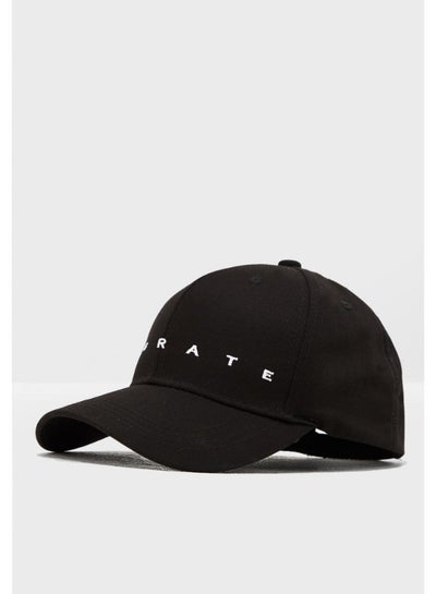 اشتري قبعة مزينة بكلمة "Vibrate" أسود في السعودية