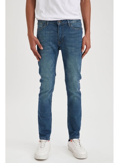 Buy Mid Wash Skinny Fit Martin Jeans Blue in Egypt