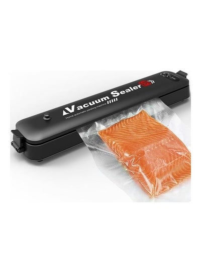 Buy Vacuum Sealer Machine  With 5 Sealing Bags 112844-1-BLK-24 Black in UAE