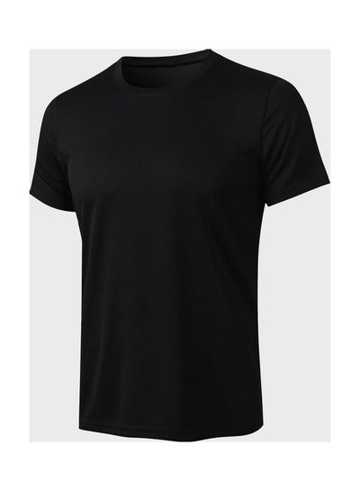 Buy Men Sports O Neck Short Sleeve Stretchy T- Shirt in Egypt