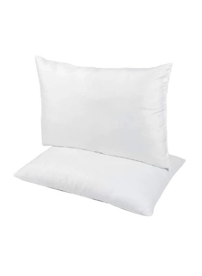 Buy Dream Pillow Set Of Two Sleeping Pillow Wood White 70 x 30 x 48cm in UAE
