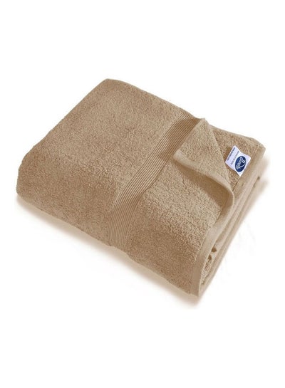 Buy Egyptian Cotton Face Towel Beige 50  X 100cm in Saudi Arabia