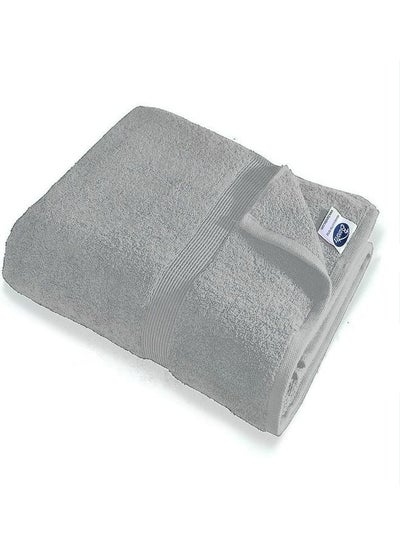 Buy Egyptian Cotton Face Towel Grey 50  X 100cm in Saudi Arabia