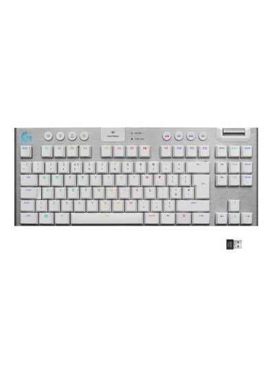 Buy G915 Lightspeed Wireless RGB Mechanical Gaming Keyboard, Low Profile Switch Options, Light Sync RGB, Advanced Wireless and Bluetooth Support - US- White in Egypt