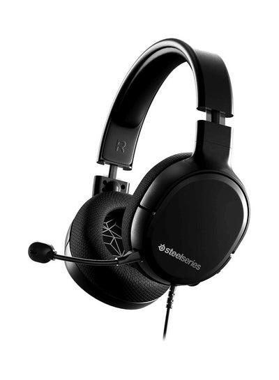 Buy Arctis 1 Wired Black Gaming Headset With Detachable Clearcast Microphone and Lightweight Steel-Reinforced Headband for Xbox, PC, PS5, PS4, Nintendo Switch, Mobile in Saudi Arabia