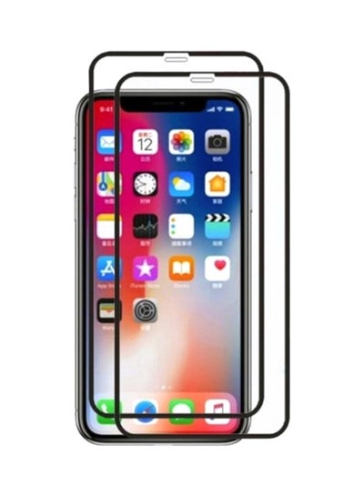 Buy 2-Piece Super Shieldz Screen Protector For Apple iPhone 11 Pro Max Black/Clear in UAE