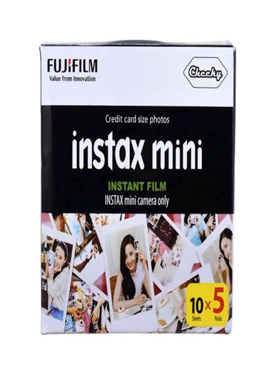 Buy Instax Mini Instant Film White in Saudi Arabia