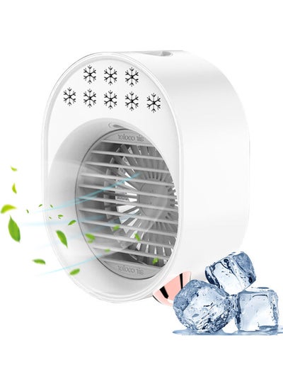 Buy 3-Wind Speed USB Powered Air Cooler H39881W-su White in Saudi Arabia