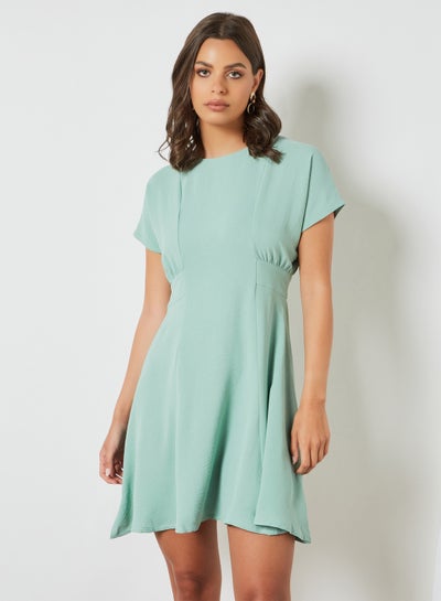 Buy Now - Knee Length Dress Sage Green ...