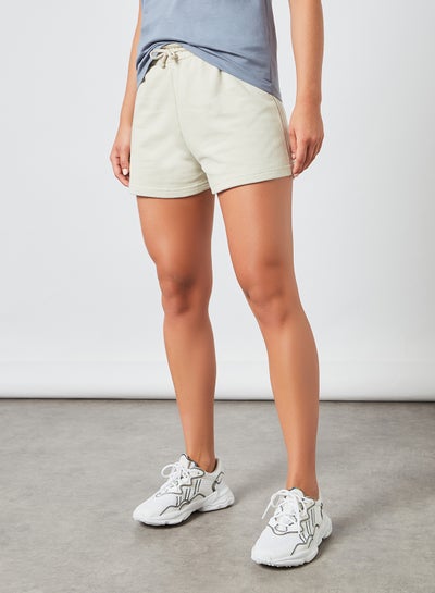 Buy Mid-Rise Sweat Shorts Oyster in Egypt