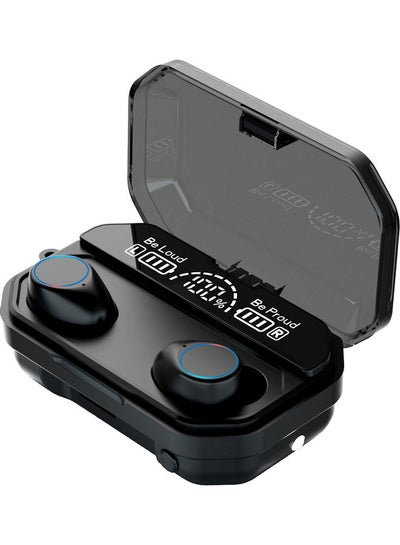 Buy A16 BT TW Earbuds With Charging Case Black in UAE