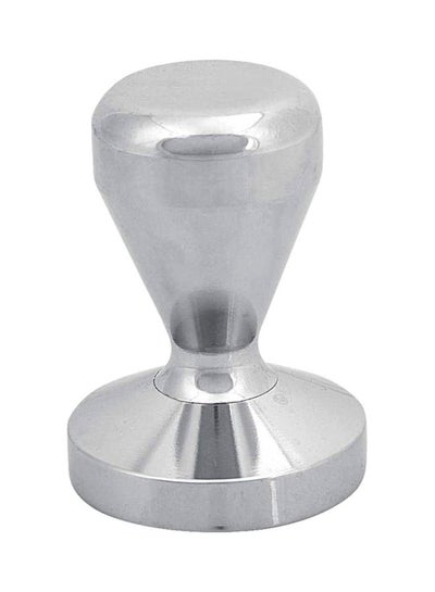 Buy Stainless Steel Coffee Bean Tamper Base Hammer Silver 8x5.5x5.5centimeter in UAE