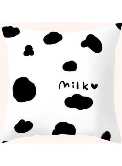 Buy Love Milk Cushion Cover Multicolour in UAE