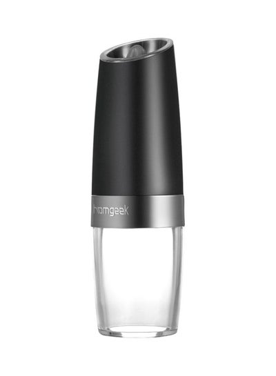 Buy Gravity Electric Salt And Pepper Mil Black/Clear/Grey 20.2x6.3cm in UAE