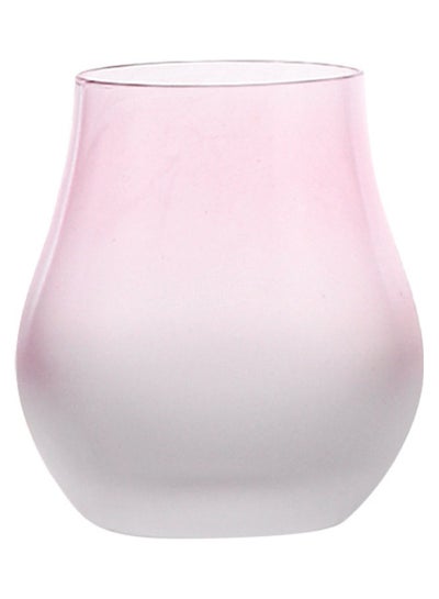 Buy Creative Glass Water Cup Pink in Saudi Arabia