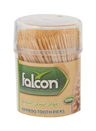 Buy 500-Piece Toothpick Set Beige in UAE