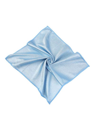 Buy Microfiber Cleaning Dishcloth Blue 30x30cm in Saudi Arabia