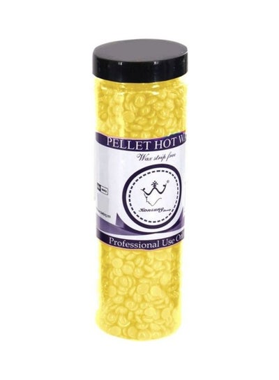 Buy Depilatory Hair Removal Wax Pellet Yellow 400grams in UAE