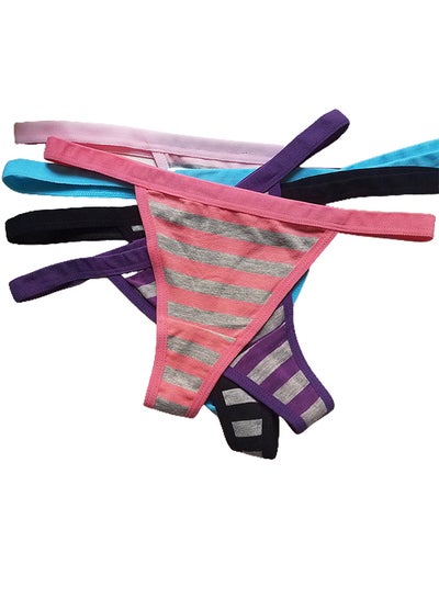 Buy 5 Piece Casual Briefs Multicolour in Saudi Arabia