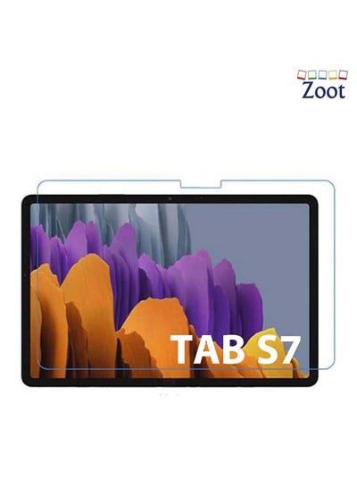 Buy Tempered Glass Screen Protector For Samsung Galaxy Tab S7 11inch Clear in Saudi Arabia