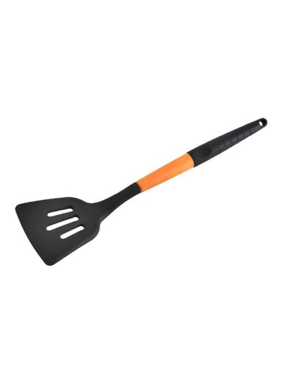 Buy Silicone Slotted Turner Black/Brown 32.3x8.1x2cm in UAE