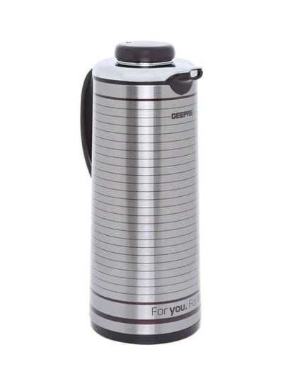 Buy Vacuum Flask Silver/Black in Saudi Arabia