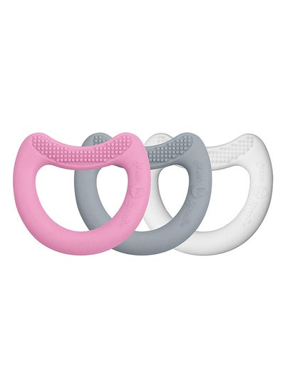 اشتري 3-Piece Silicone First Teether Set في السعودية