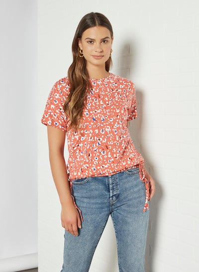 Buy Casual Floral Printed Blouse Multicolour in Saudi Arabia